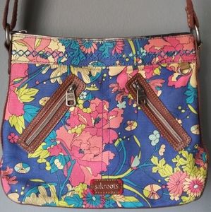 Sakroots Peace ✌ Floral Crossbody Bag